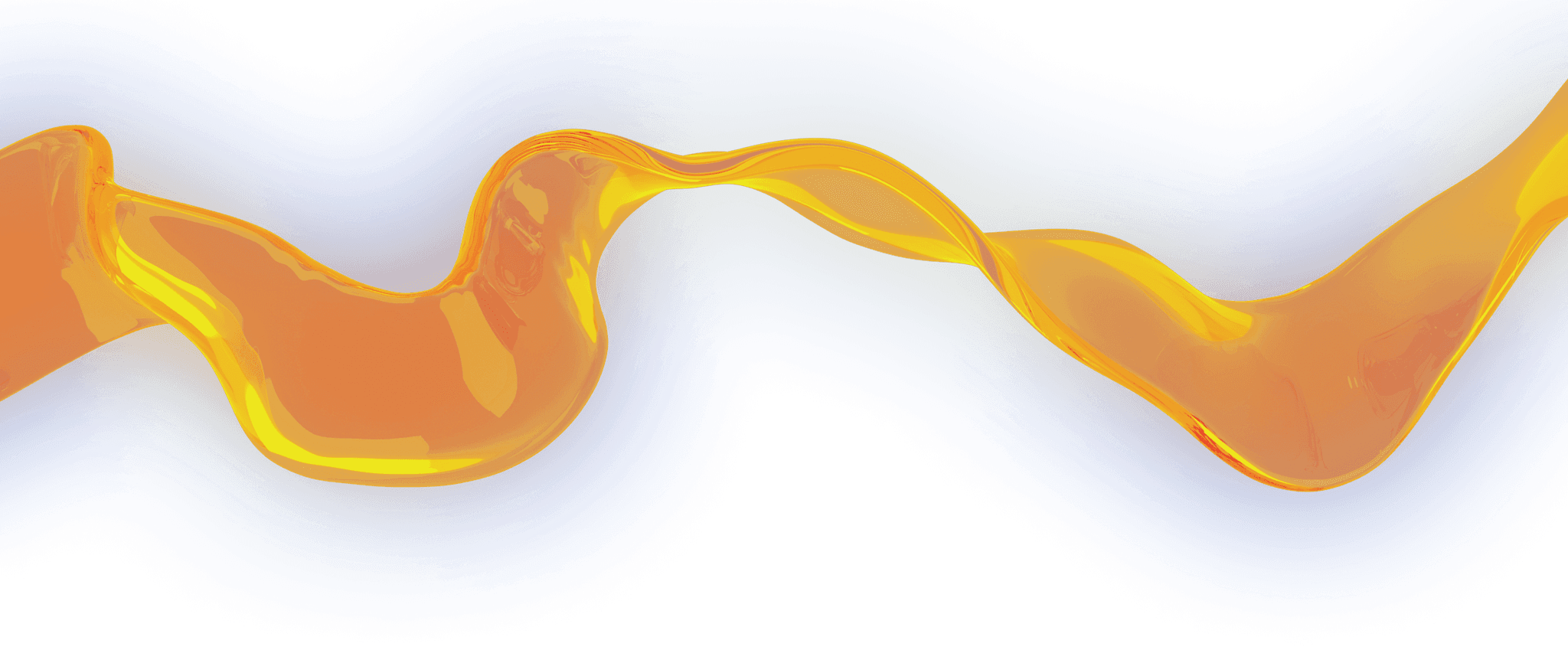 Une vague de couleurs orange et jaune sur un fond noir, créant un contraste vibrant et captivant.