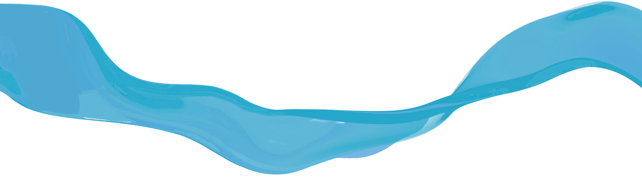 Une vague bleu ondulant sur un fond noir, créant un contraste saisissant et dynamique.