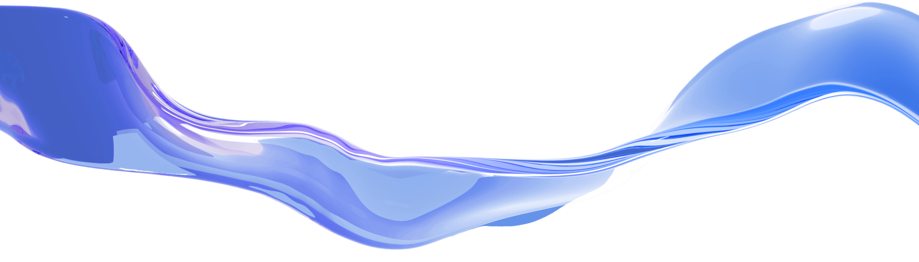 Une vague bleu ondulant sur un fond noir, créant un contraste saisissant et dynamique.