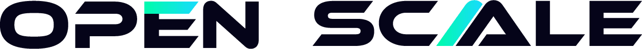 Logo d'Openscale, représentant un symbole moderne et épuré