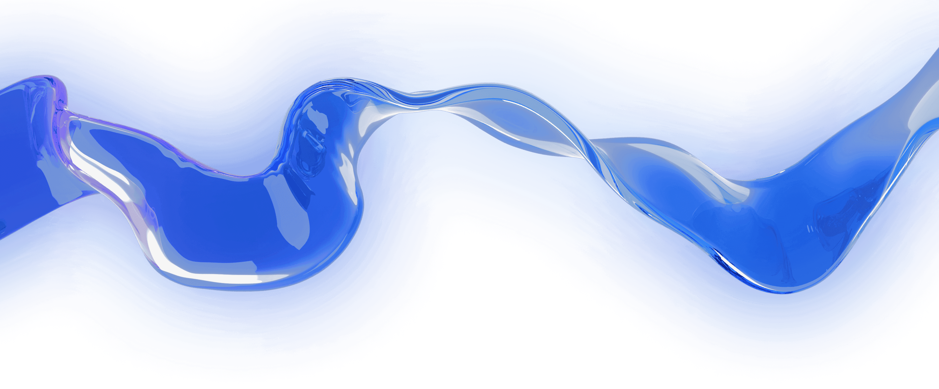 Une vague de couleurs bleue et violet sur un fond noir, créant un contraste vibrant et captivant.